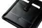 Preview: RV-Schreibmappe DIN A4 mit iPad Fach PREMIUM LEDER BOXCALF schwarz (glatt)