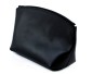 Preview: Kosmetiktasche klein (20x12x6) PREMIUM LEDER BOXCALF schwarz (glatt)