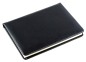 Preview: Adressbuch DIN A6 (gebunden) PREMIUM LEDER BOXCALF schwarz (glatt)