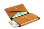 Preview: Slim Wallet Cardprotector mit RFID Schutz in PREMIUM LEDER BOXCALF cuoiobraun