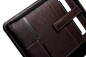 Preview: RV-Schreibmappe DIN A4 mit iPad Fach PREMIUM LEDER SOFT GRAIN dunkelbraun (genarbt)