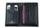 Preview: Phoneholder Reisebrieftasche PREMIUM LEDER SOFT GRAIN schwarz (genarbt)