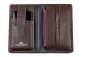 Preview: Phoneholder Reisebrieftasche PREMIUM LEDER SOFT GRAIN dunkelbraun (genarbt)