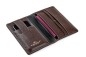 Preview: Phoneholder Reisebrieftasche PREMIUM LEDER SOFT GRAIN dunkelbraun (genarbt)