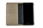 Preview: iPhone Case aus Leder mit integrierter Kunststoffschale PREMIUM LEDER SOFT GRAIN taupe (genarbt)