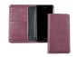 Preview: iPhone Case aus Leder mit integrierter Kunststoffschale PREMIUM LEDER SOFT GRAIN aubergine (genarbt)