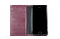 Preview: iPhone Case aus Leder mit integrierter Kunststoffschale PREMIUM LEDER SOFT GRAIN aubergine (genarbt)