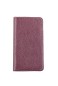 Preview: iPhone Case aus Leder mit integrierter Kunststoffschale PREMIUM LEDER SOFT GRAIN aubergine (genarbt)