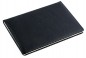 Preview: Adressbuch DIN A5 (gebunden) PREMIUM LEDER SOFTGRAIN schwarz (genarbt)