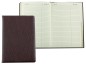 Preview: Adressbuch DIN A5 (gebunden) PREMIUM LEDER SOFTGRAIN dunkelbraun (genarbt)