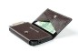 Preview: Slim Wallet Cardprotector mit RFID Schutz in PREMIUM LEDER SOFTGRAIN marronebraun