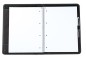 Preview: Schreibmappe DIN A4 mit Collegeblock PREMIUM SOFTGRAIN dunkelbraun (genarbt)