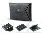 Preview: iPad Tasche PREMIUM LEDER SOFT GRAIN schwarz