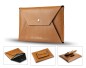 Preview: Macbook Tasche PREMIUM LEDER SOFT GRAIN braun