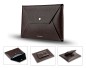 Preview: Macbook Tasche PREMIUM LEDER SOFT GRAIN dunkelbraun