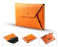 Preview: Macbook Tasche PREMIUM LEDER SOFT GRAIN orange