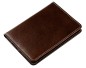 Preview: Reisepass / Impfausweis Etui PREMIUM LEDER VINTAGE Anilin marronebraun