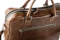 Preview: Notebook Tasche mit Schultergurt PREMIUM LEDER VINTAGE marronebraun