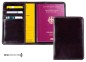 Preview: Reisepass / Impfausweis Etui PREMIUM LEDER VINTAGE marronebraun - RFID Protected