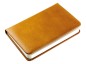 Preview: Pocket Notizbuch (gebunden) PREMIUM LEDER VINTAGE cuoiobraun