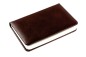 Preview: Pocket Notizbuch (gebunden) PREMIUM LEDER VINTAGE marronebraun