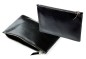 Preview: Pouch - Zipper Tasche - Banktasche PREMIUM LEDER VINTAGE schwarz