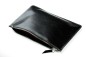 Preview: Pouch - Zipper Tasche - Banktasche PREMIUM LEDER VINTAGE schwarz