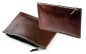 Preview: Pouch - Zipper Tasche - Banktasche PREMIUM LEDER VINTAGE marronebraun