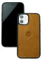 Preview: iPhone Case Silikon Schutzhülle in PREMIUM LEDER VINTAGE cuoiobraun