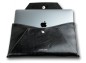 Preview: Macbook Tasche PREMIUM LEDER VINTAGE schwarz