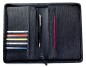 Preview: Traveller Book / Reisedokumente Mappe PREMIUM LEDER MANHATTAN schwarz - RFID Protected