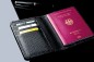 Preview: Reisepass / Impfausweis Etui PREMIUM LEDER MANHATTAN schwarz - RFID Protected