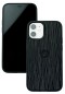 Preview: iPhone Case Silikon Schutzhülle in PREMIUM LEDER MANHATTAN Paglia schwarz