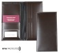 Preview: Reisebrieftasche CAMBRIDGE Top Grain Rindspaltleder dunkelbraun - RFID Protected