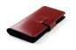 Preview: iPhone Case aus Leder mit integrierter schwarzer Kunststoffschale CAMBRIDGE Top Grain Leder rot