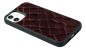 Preview: iPhone Case Silikon Schutzhülle in PREMIUM LEDER CROCO rot