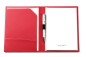 Preview: Schreibmappe DIN A5 ECO APPLE LEATHER Lederimitat rot