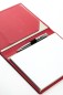 Preview: Schreibmappe DIN A5 ECO APPLE LEATHER Lederimitat rot