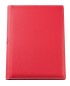 Preview: Schreibmappe DIN A5 ECO APPLE LEATHER Lederimitat rot