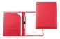 Preview: Schreibmappe DIN A5 ECO APPLE LEATHER Lederimitat rot