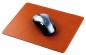 Preview: Mousepad aus veganem Lederimitat braun  - made in Germany