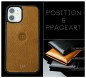 Preview: iPhone Case Silikon Schutzhülle in PREMIUM LEDER VINTAGE cuoiobraun