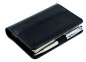 Preview: Pocket Notizbuch PREMIUM LEDER BOXCALF schwarz (glatt) inclusive Drehkugelschreiber ART DECO