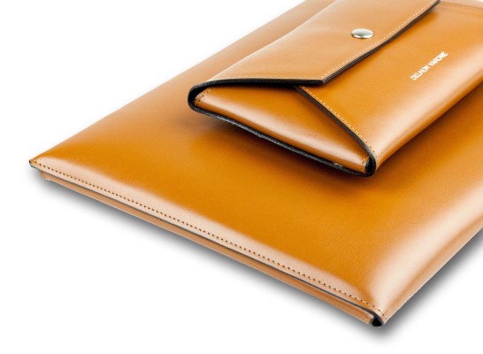 Macbook Tasche PREMIUM LEDER BOXCALF braun