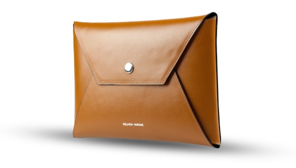 Zubehörtasche BIG für Macbook PREMIUM LEDER BOXCALF braun