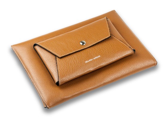 iPad Tasche PREMIUM LEDER SOFT GRAIN braun