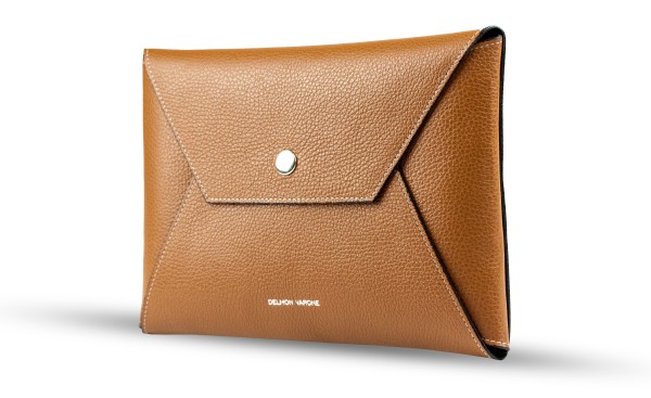 iPad Tasche PREMIUM LEDER SOFT GRAIN braun