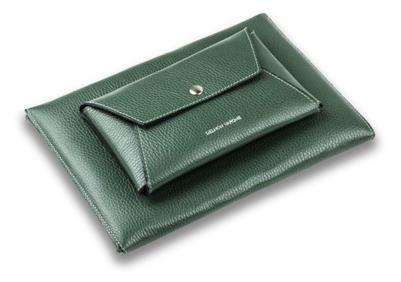 iPad Tasche PREMIUM LEDER SOFT GRAIN grün