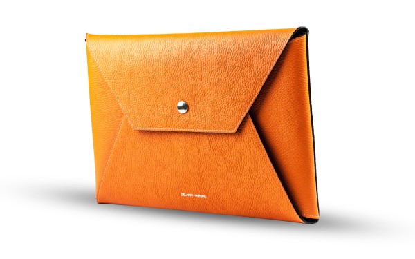 Macbook Tasche PREMIUM LEDER SOFT GRAIN orange