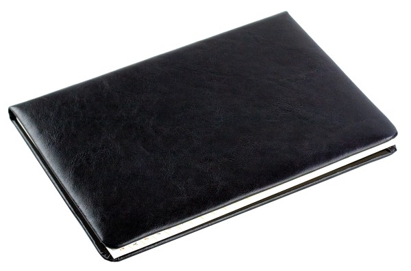 Adressbuch DIN A5 (gebunden) PREMIUM LEDER VINTAGE schwarz